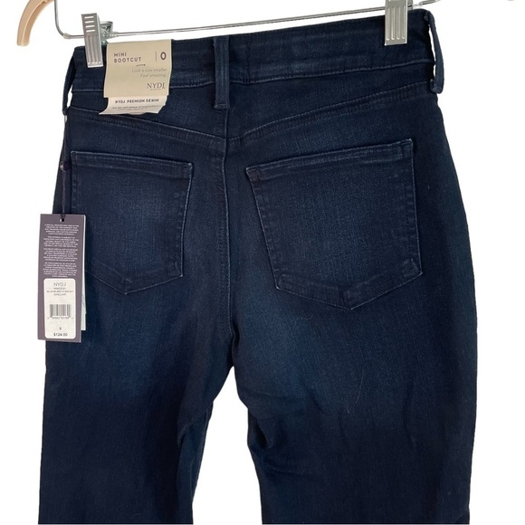 NWT NYDJ Billie Mini Bootcut Jean w/ Side Slit, Size 0 - Picture 7 of 8